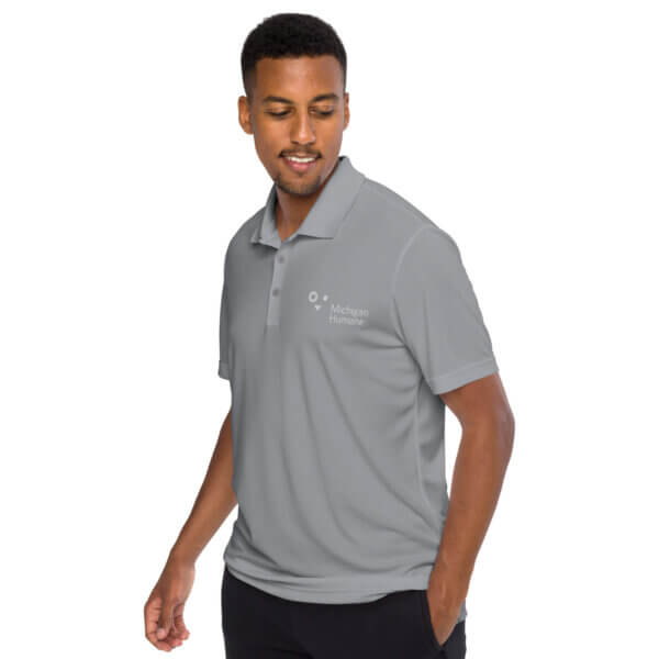 Michigan Humane Adidas Performance Polo Shirt - Michigan Humane